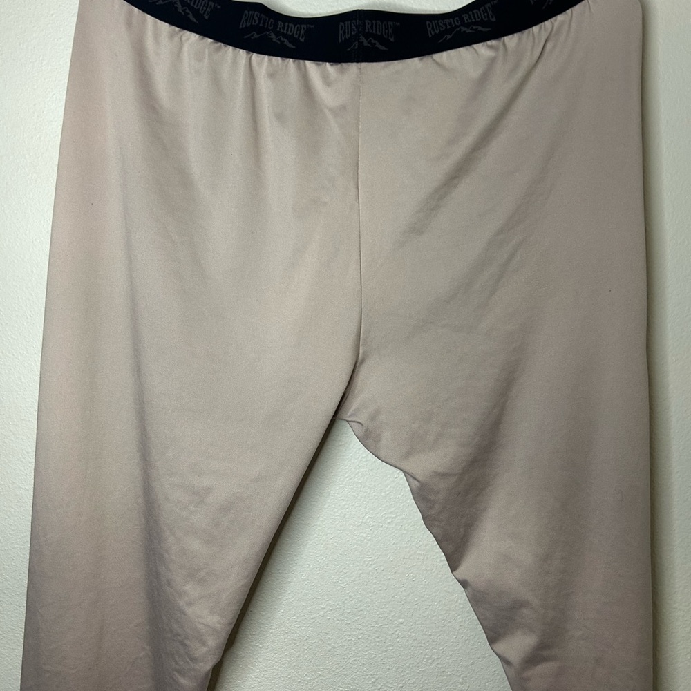 Rustic Ridge Base Layer Pants Color Brown Stretchy Size Medium Outerware - Picture 9 of 10